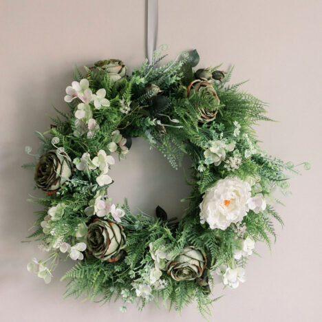 large seasonal bespoke wreath